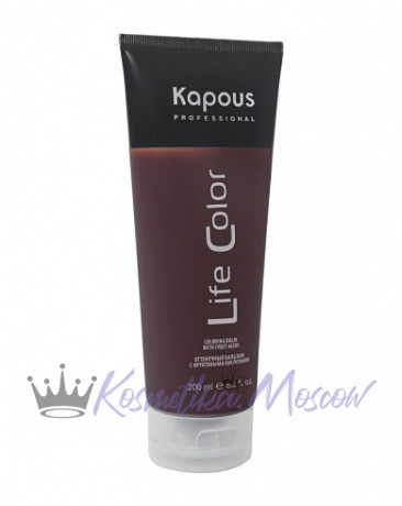 Оттеночный бальзам для волос "Life Color", медный - Kapous Professional Life Color Balm Cooper 200 мл
