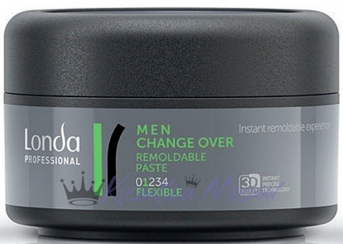 Пластичная паста для волос нормальной фиксации - Londa Men Change Over 75 мл