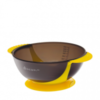 Чаша для краски DEWAL, желтая, с двумя ручками с прорезиненной вставкой 300 мл