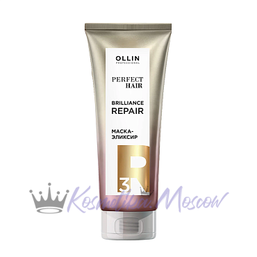 OLLIN Perfect Hair Brilliance Repair Маска-эликсир для волос Шаг 3