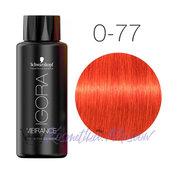 Медный микстон - Schwarzkopf Igora Vibrance 0-77 60 мл