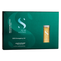 Mасло, восстанавливающее структуру волос SDL R SOS EMERGENCY OIL, 6 ампул по 13 мл  Alfaparf