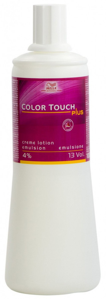 Эмульсия для краски 4% - Wella Professional Color Touch Plus 4% 1000 мл