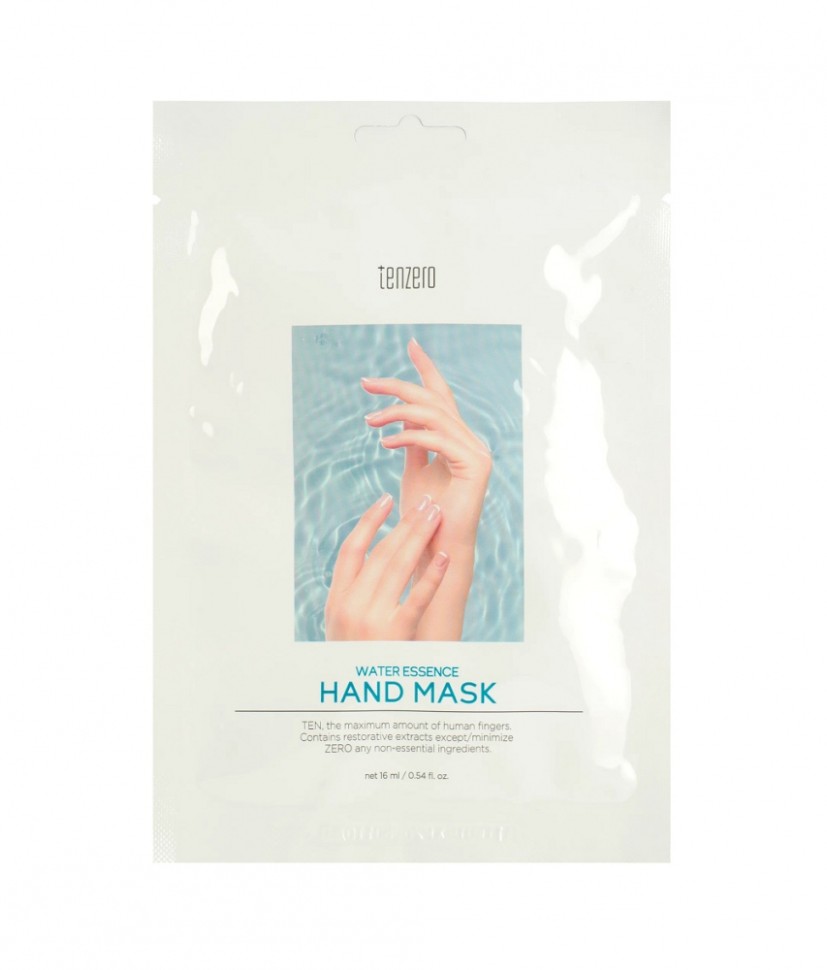 TENZERO Увлажняющая маска-перчатки для рук WATER ESSENCE HAND MASK 16 мл