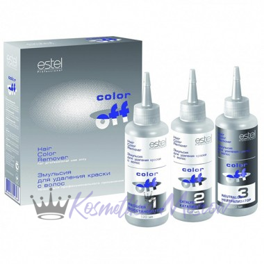 Эмульсия (корректор цвета), для удаления краски с волос Estel Color Off Hair Color Remover 3* 120 мл