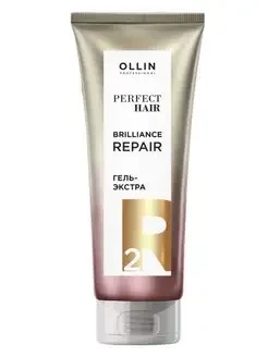 OLLIN Perfect Hair Brilliance Repair Гель для волос разглаживающий Шаг 2