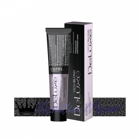 101 Краска-уход ESTEL De Luxe High Blond, пепельный блондин ультра, 60 мл