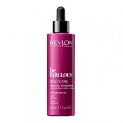 Антивозрастная сыворотка для нормальных и густых волос - Revlon Be Fabulous Daily Care Normal Hair Thick Anti-Aging Serum 80 мл