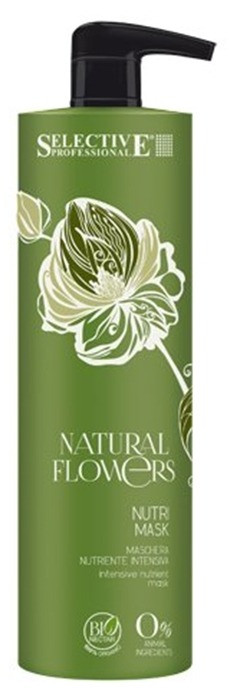Маска питательная для восстановления волос - Selective Professional Natural Flowers Nutri Mask 1000 мл