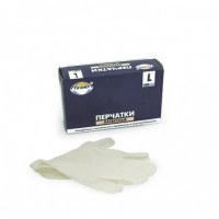 AVIORA Перчатки латексные опудренные Размер L 100шт