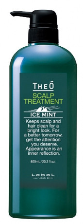 Крем-уход для кожи головы - Lebel Theo Scalp Treatment Ice Mint 600 мл