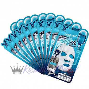Elizavecca Увлажняющая тканевая маска с гиалуроновой кислотой Power Ringer Mask Pack Aqua Deep
