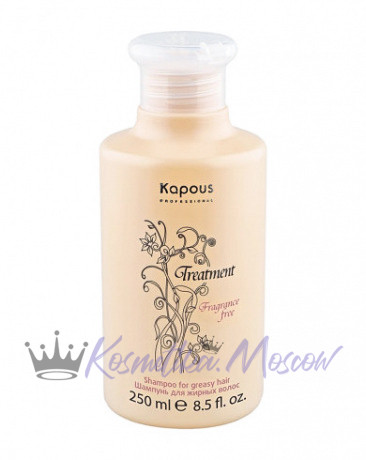 Шампунь для жирных волос - Kapous Fragrance Free Treatment Shampoo for Oily Hair 250 мл