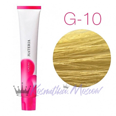 Lebel Materia 3D G-10 (яркий блондин жёлтый) - Перманентная низкоаммичная краска для волос 80 мл