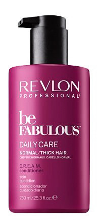 Кондиционер для нормальных и густых волос - Revlon Be Fabulous Daily Care Normal Hair Thick Conditioner 750 мл