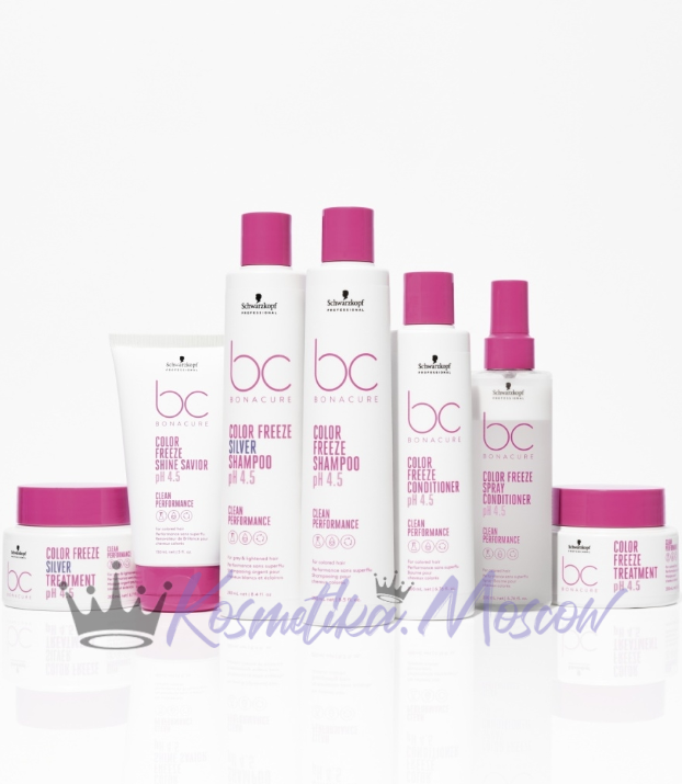 Безсульфатный шампунь для окрашенных волос "Защита цвета" - Schwarzkopf Professional BC Color Freeze Sulfate Free Shampoo 250 мл