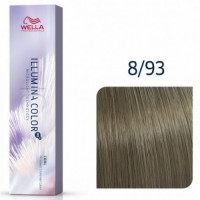 Стойкая крем-краска 8/93 Яркий блонд - Wella Professional Illumina Color 8/93 60 мл