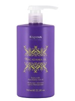 Бальзам с маслом ореха макадамии для всех типов волос Kapous Macadamia Oil - 750 мл