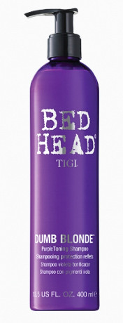 Шампунь-корректор цвета - TIGI Bed Head Colour Dumb Blonde Toning Shampoo 400 мл