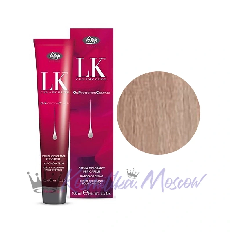 Lisap Milano Краска для волос Lisap LK OIL PROTECTION Complex, 11/08 блондин натуральный жемчужный экстрасветлый, 100 мл