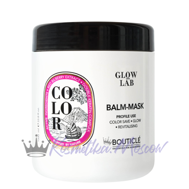 BOUTICLE Бальзам - маска для окр. волос с экстрактом брусники - COLOR BALM - MASK DOUBLE KERATIN 1000 мл