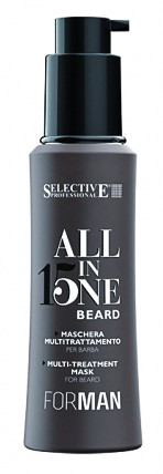 Маска для ухода за бородой - Selective Professional All In One Beard Maschera 100 мл