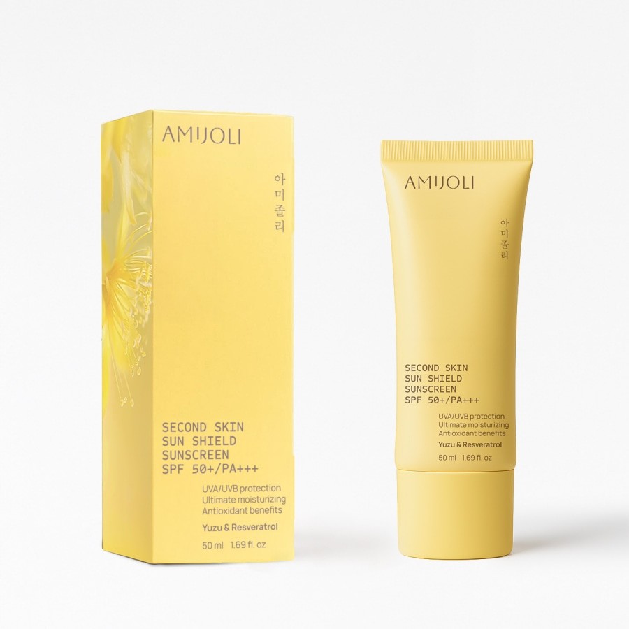 AMIJOLI Солнщезащитный крем для лица с УФ-фильтром SPF 50+/PA+++ c экстрактом юдзу 50 мл