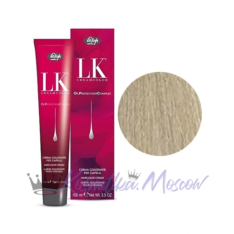 Lisap Milano Краска для волос Lisap LK OIL PROTECTION Complex, 11/22 супер осветляющий интенсивный пепельный блондин, 100 мл