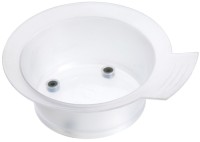 Чаша для краски DEWAL, серая, с двумя ручками, с резинкой на дне 300 мл