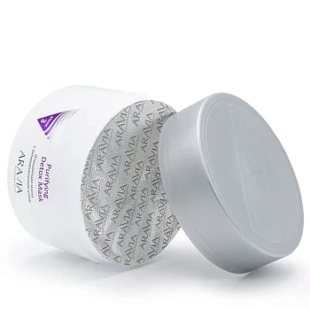 Очищающая маска с активированным углём Purifying Detox Mask, 150 мл ARAVIA Очищающая маска с активированным углём Purifying Detox Mask, 150 мл ARAVIA