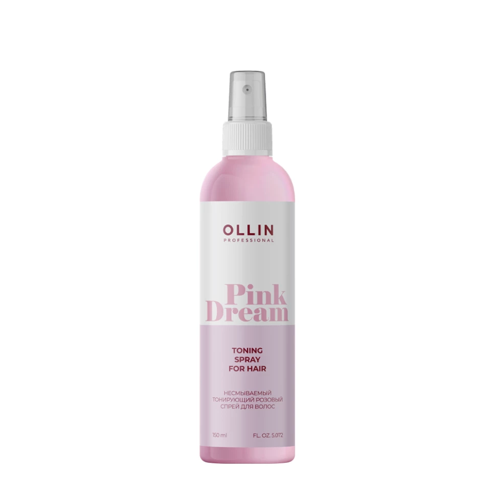 PINK DREAM Тонирующий розовый спрей для волос 150мл OLLIN PROFESSIONAL