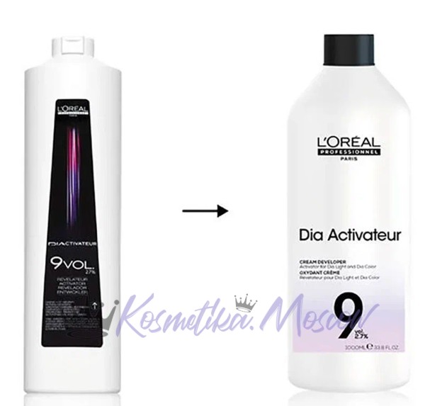 Loreal Оксидант проявитель для краск Dia 2, 7 % - 9vol 1000 мл