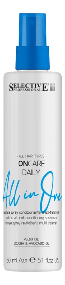 Selective Маска-спрей для всех типов волос `All in one` ONCARE DAILY, 150 мл