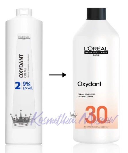 Loreal Оксидант проявитель для краски Мажирель. Oxydant Creme 9% 1000 мл