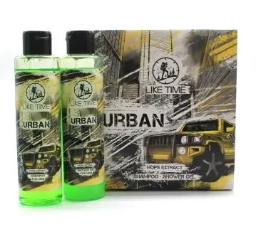 Подарочный набор LIKE TIME URBAN, шампунь 250мл, гель для душа 250 мл