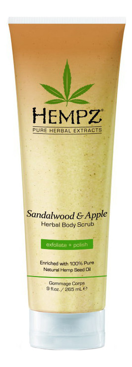 Скраб для тела Hempz Body Scrub Sandalwood & Apple 266 мл.