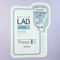 TONYMOLY Тканевая маска для лица с экстрактом черной икры MASTER LAB ULTRA CAVIAR MASK SHEET
