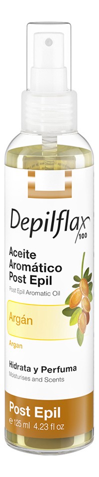 Depilflax Масло Аргановое Argan Oil Удаляет остатки и обладает мощным антиоксидант.действием 125 мл