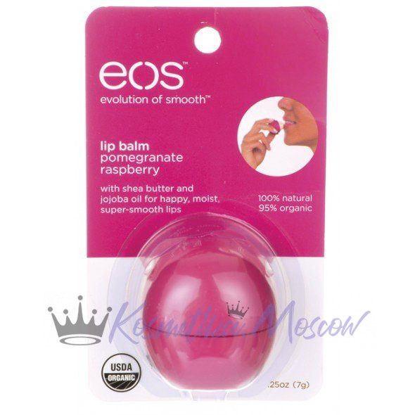 Бальзам для губ Гранат-малина (на картонной подложке) - EOS Lip balm Pomegranate Raspberry 7 мл