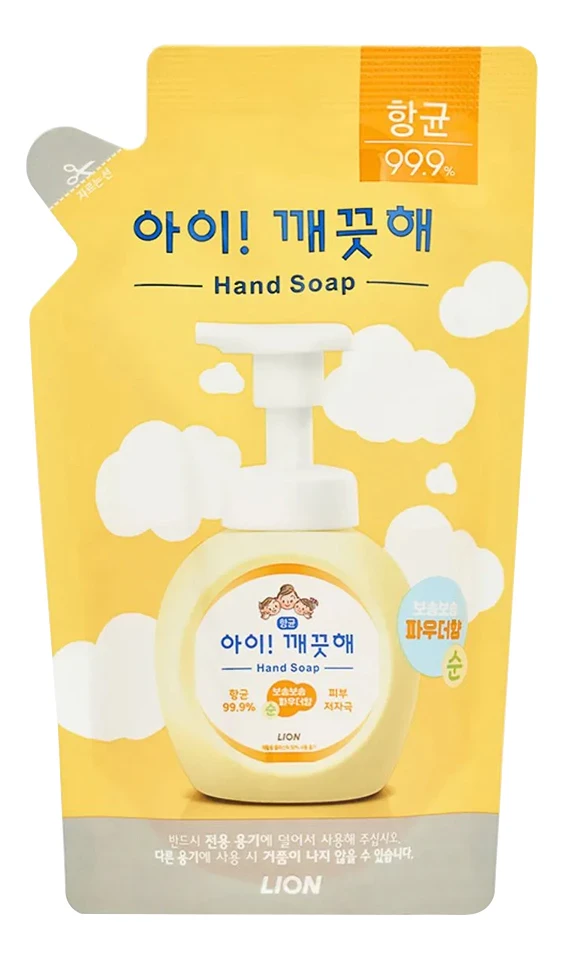 LION Жидкое пенное мыло для рук для чувствительной Ai kekute Foaming handsoap sensitive 200 мл сменны