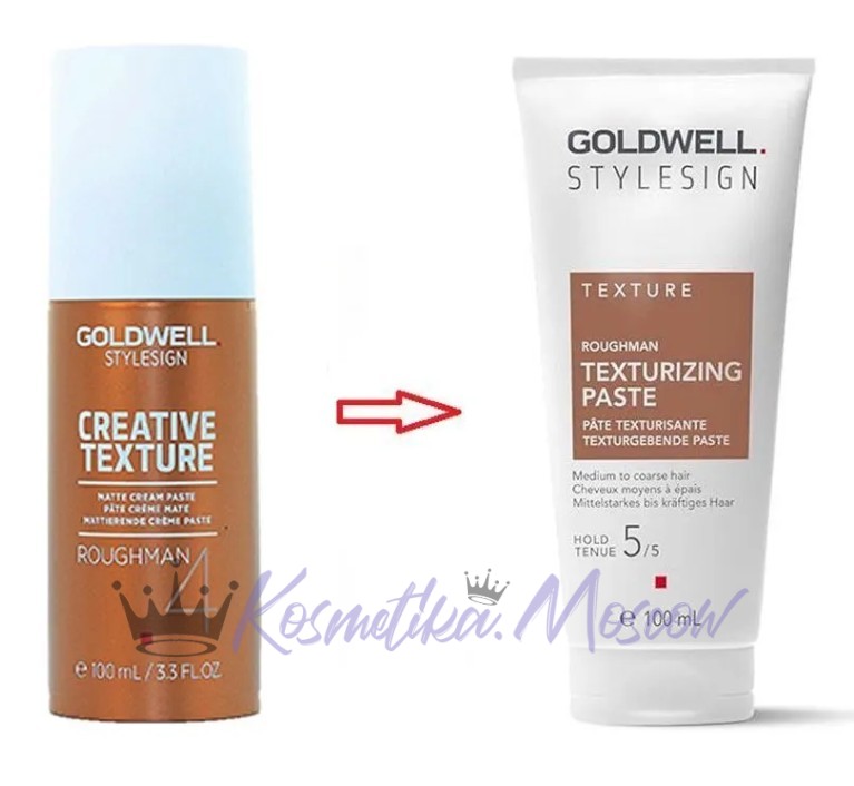Крем - паста для стойких укладок с матовым эффектом - Goldwell Stylesign Creative Texture Roughman Matte Cream Paste 100 мл
