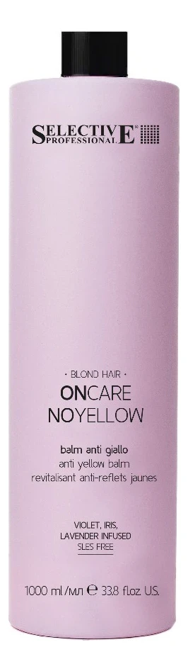 Selective Кондиционер для устранения нежелательных желтых оттенков со светл ONCARE NOYELLOW, 1000 мл