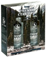 Подарочный набор LIKE TIME РУССКИЙ СТАНДАРТ, шампунь 250 мл, гель для душа 250 мл