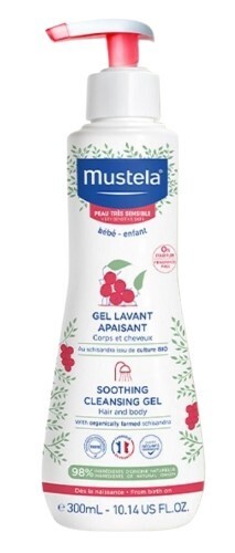 Mustela Успокаивающий очищающий гель 300 мл