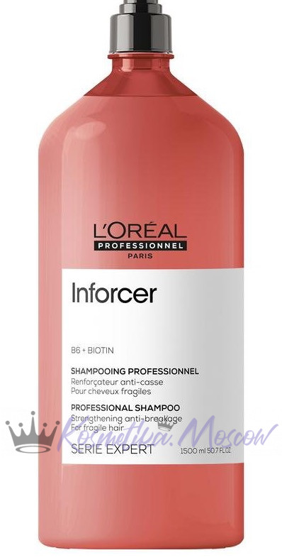 Укрепляющий шампунь против ломкости волос - Loreal Профешнл Serie Expert Inforcer Shampoo 1500 мл