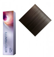 Стойкая крем-краска 5/81 Светло-коричневый жемчужно-пепельный - Wella Professional Illumina Color 5/81 Light Pearl Ash Brown 60 мл