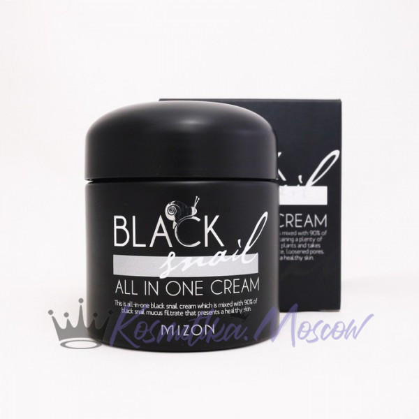 Mizon Black Snail All in one Cream Крем для лица с экстрактом черной улитки 75 мл