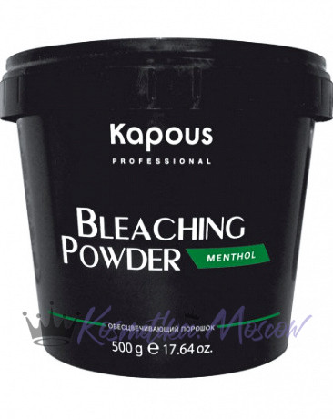 Обесцвечивающий порошок для волос "Menthol" - Kapous Professional Bleaching Powder Menthol 500 г