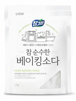 LION Универсальное чистящее средство Chamgreen для кухонных поверхностей Chamgreen Pure BakingSoda 2кг