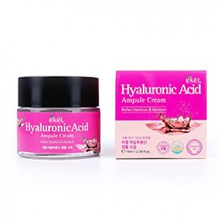 EKEL Ампульный крем для лица с гиалуроновой кислотой Hyaluronic Acid Ampule Cream 70 мл